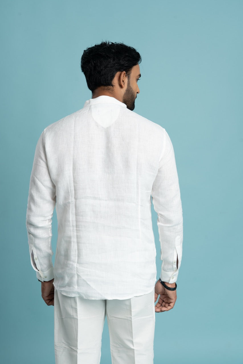 Linen Short Kurta for men