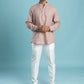 Linen short kurta for men